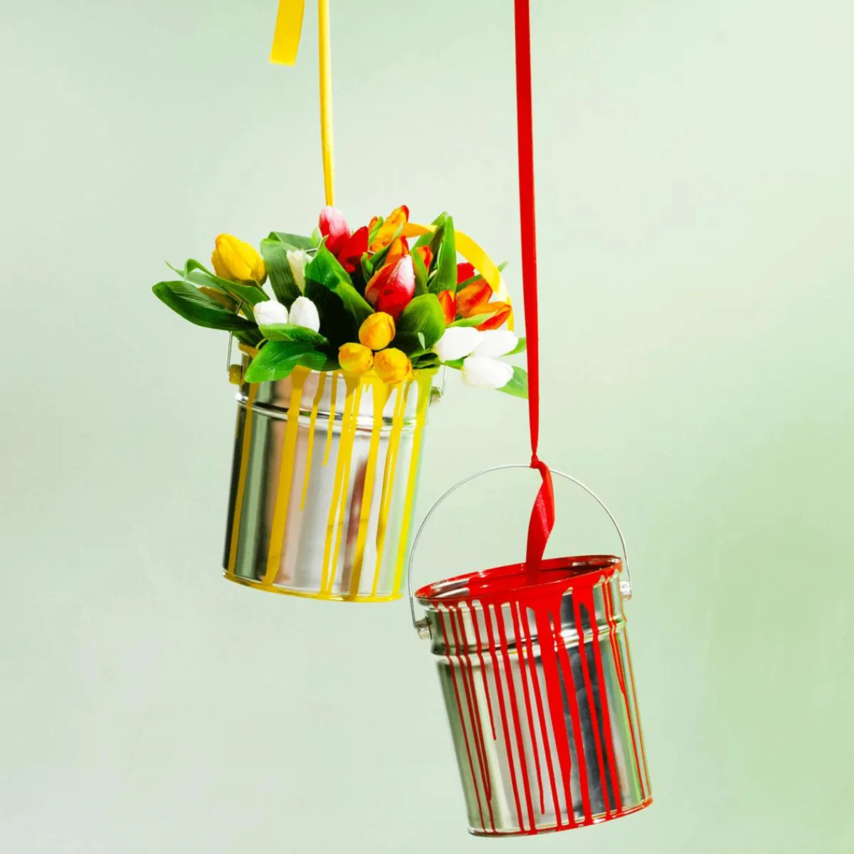 Decoración De Primavera|Ramos Y Coronas De Flores>DecoWoerner Surtido De Ramo De Tulipanes Artificial multicolor
