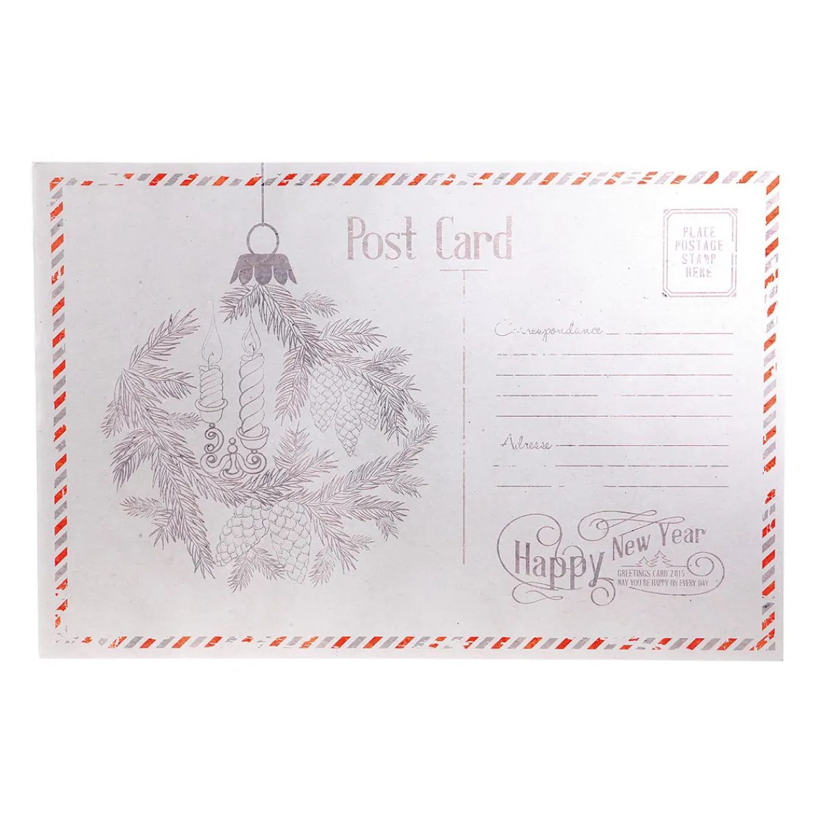Decoración Temática>DecoWoerner Tablero Decorativo "Postal De Navidad" 40 X 60 Cm multicolor
