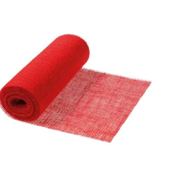 Telas|Decoración De Otoño>DecoWoerner Tapete De Mesa De Arpillera , Anchura 30 Cm, 10 M rojo