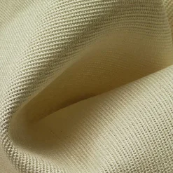 Telas>DecoWoerner Tejido De Viscosa Acanalado De Marfil, 120 Cm De Ancho blanco