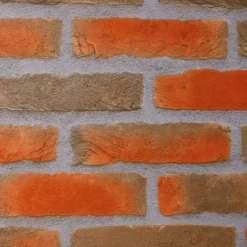 Telas>DecoWoerner Tejido Decorativo "Pared De Ladrillos", Anchura: 150 Cm, marrón