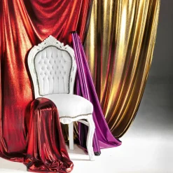 Telas>DecoWoerner Tela Brillante Jersey De Papel De Aluminio , Anchura 110 Cm oro