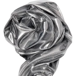 Telas>DecoWoerner Tela Brillante Jersey De Papel De Aluminio Color Plateado, Anchura: 110 Cm plata