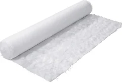 Telas|Decoración Temática>DecoWoerner Tela De Pelillo Suave Pelo Largo, Color , 145 Cm blanco