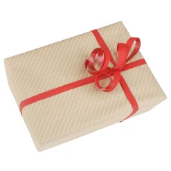 Papel De Regalo>DecoWoerner Tiras De Papel De Embalar Marrón / Blanco, 70 Cm De Ancho, Rollo De 40 M