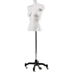 Maniquíes|Ayudas Y Herramientas De Decoración>DecoWoerner Torso Femenino De Corcho , 63 Cm blanco