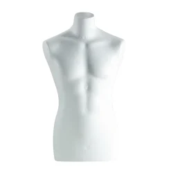 Maniquíes>DecoWoerner Torso Masculino De Corcho , 78 Cm blanco