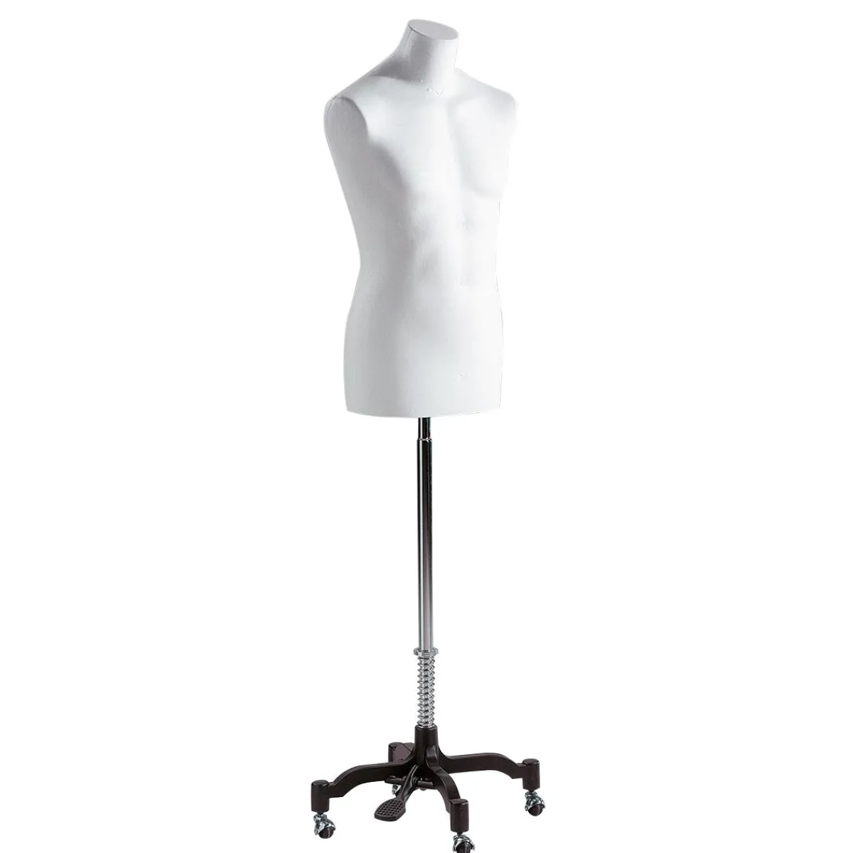 Maniquíes>DecoWoerner Torso Masculino De Corcho , 78 Cm blanco