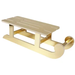 Decoración De Invierno|Figuras De Navidad>DecoWoerner Trineo De oro
