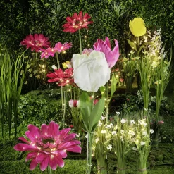 Decoración De Primavera|Flores Artificiales>DecoWoerner Tulipán Gigante Artificial , 140 Cm blanco