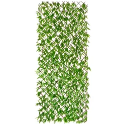 Paredes De Plantas>DecoWoerner Valla Artificial De Bambú Con Hojas 8 X 90 X 180 Cm verde