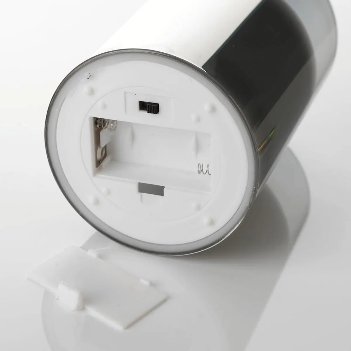 Luz Decorativa>DecoWoerner Vela De Cera LED En Vidrio Humo 10 X 15 Cm Gris