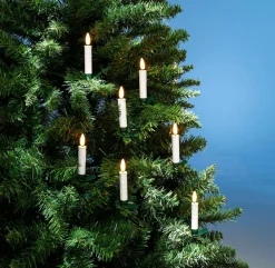 Luz Decorativa|Luces De Navidad>DecoWoerner Velas Decorativas LED Crema/ Cálido 10 Cm blanco