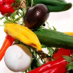 Verduras Y Hierbas>DecoWoerner Zarcillo De Vegetales Artificiales 50 Cm multicolor