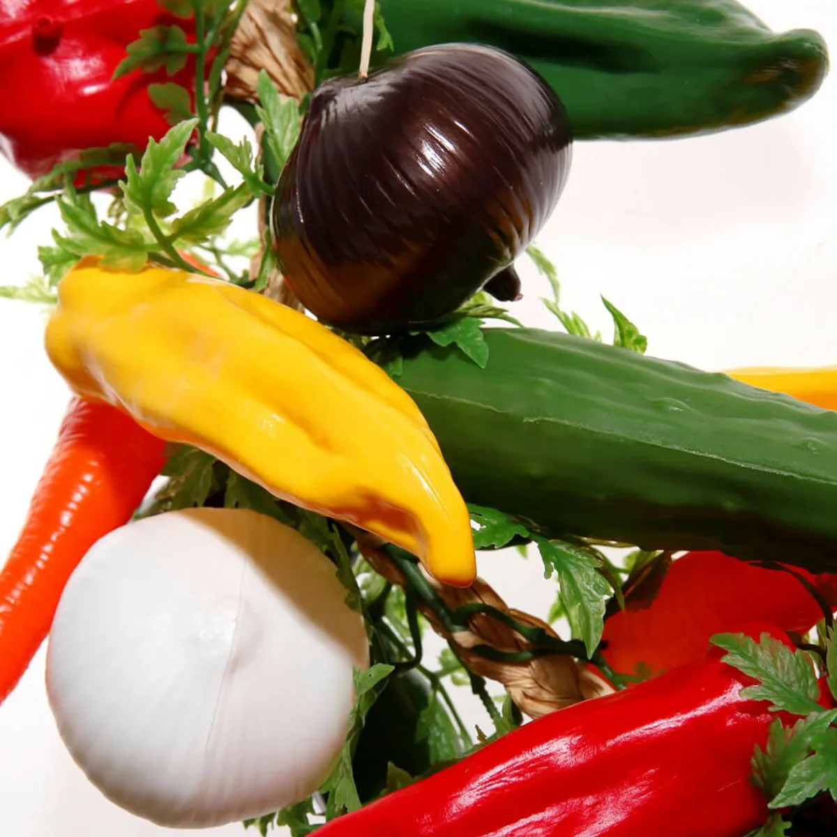Verduras Y Hierbas>DecoWoerner Zarcillo De Vegetales Artificiales 50 Cm multicolor